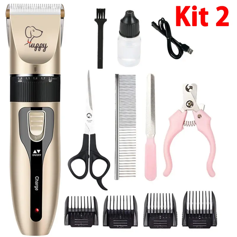 Tondeuse électrique pour animaux de compagnie - Kit de toilettage pour chiens et chat