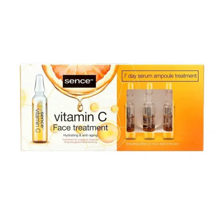 SENCE Serum Kit 7 Ampoules Soin Visage Vitamine C Formule Hydratante