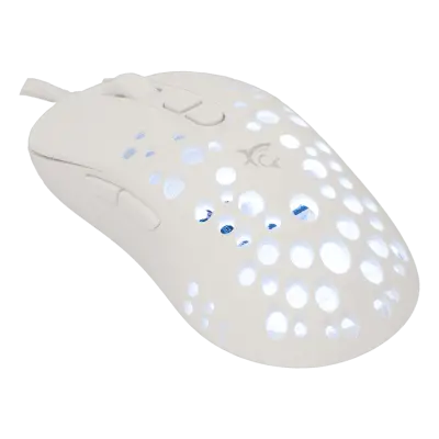 souris White Shark MOUSE GM-9004 TRISTAN RGB / 12.000 dpi WHITE