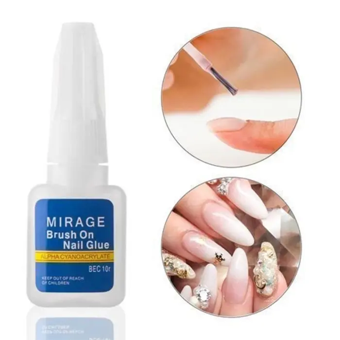 Colle Professionnelle Pour Faux Ongles Avec Pinceau