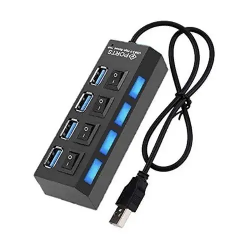 Adaptateur USB HUB 4 Ports USB 2.0