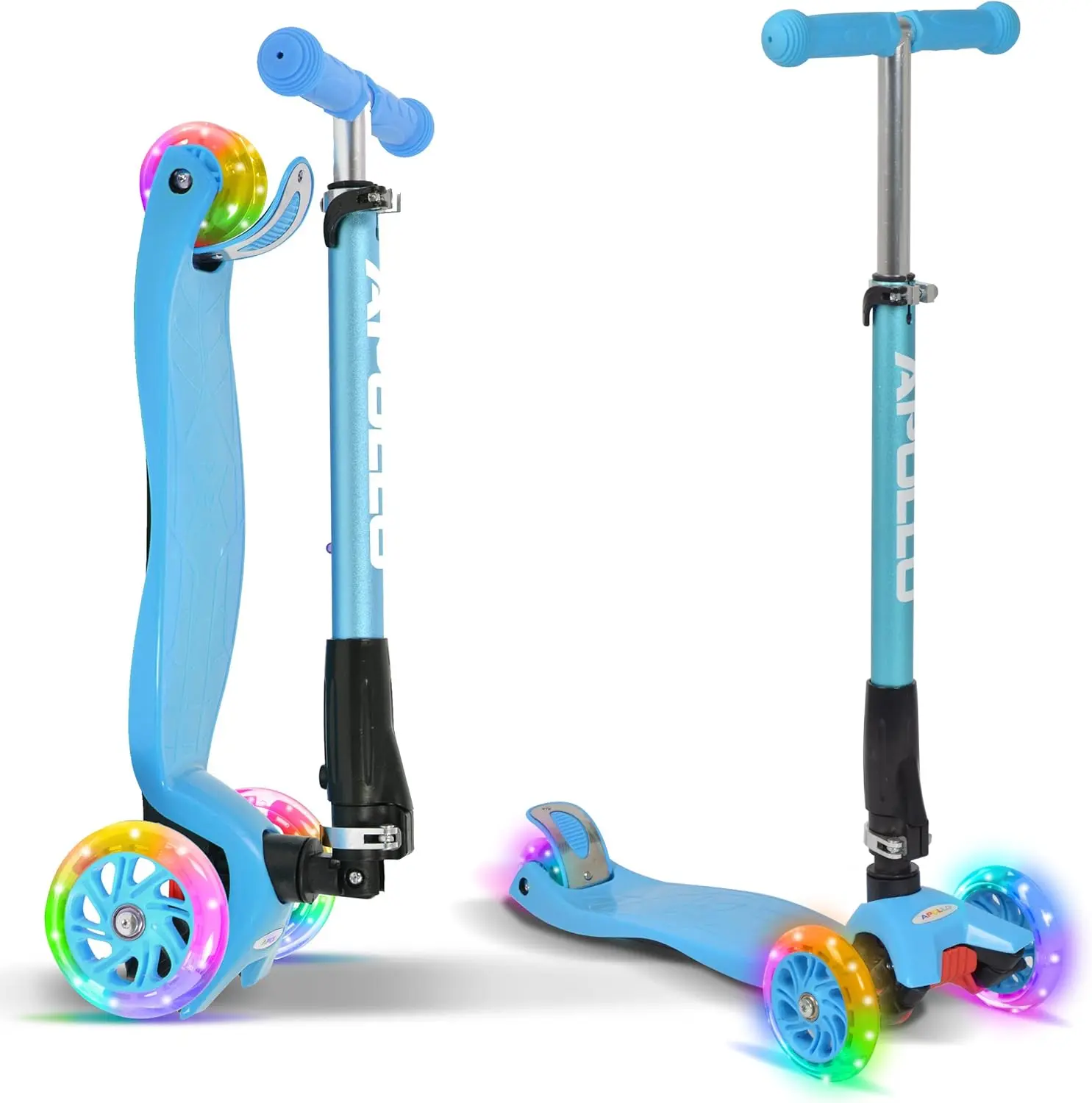 Trottinette Kids Whiz LED - Pliable - Roues à LED Clignotantes