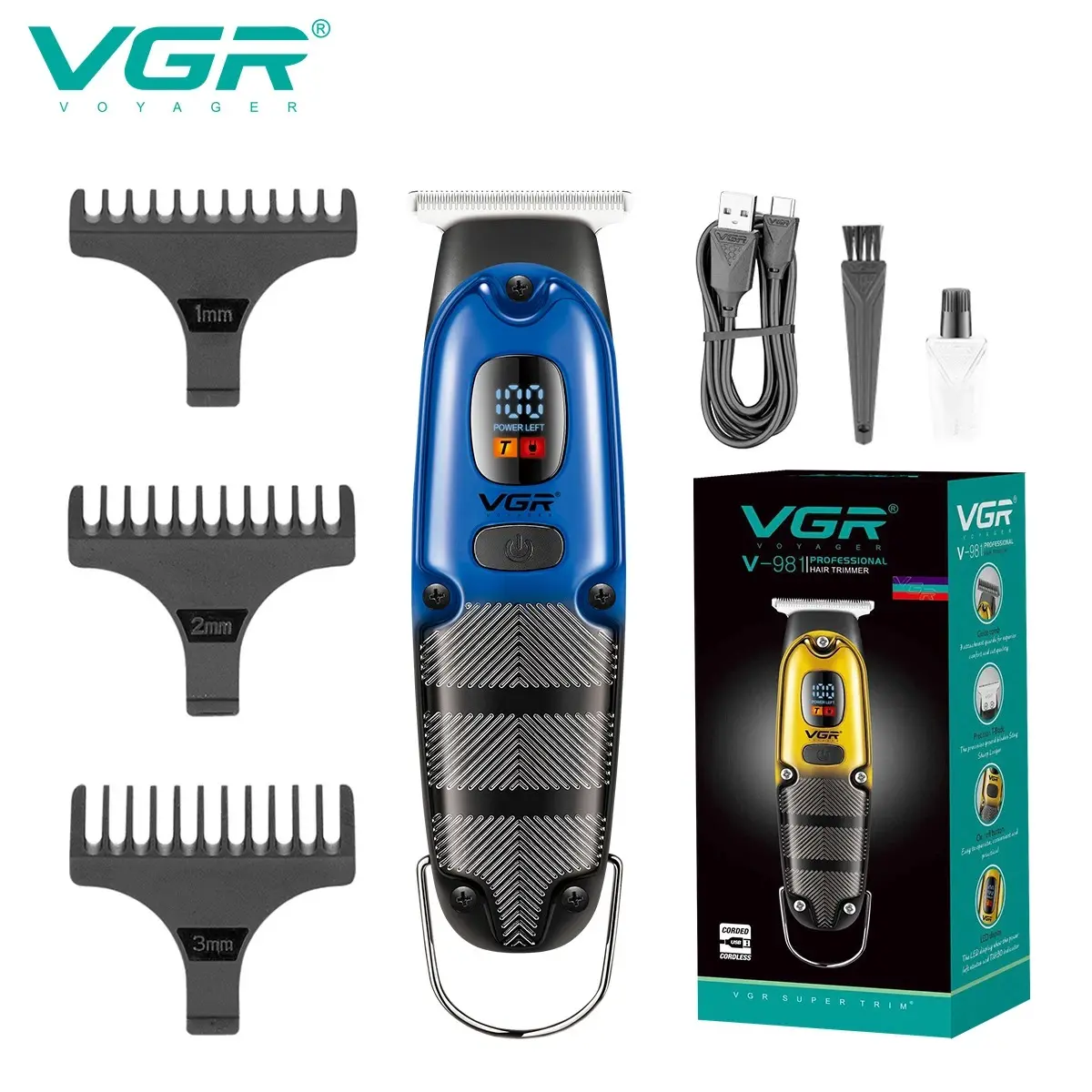 Tondeuse à Cheveux Professionnel - Turbo - Rechargeable