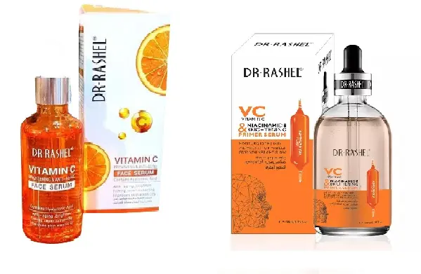 Dr Rashell Pack Sérum VC & Niacinamide brightening -100 ml & Sérum vitamine C 50 Ml