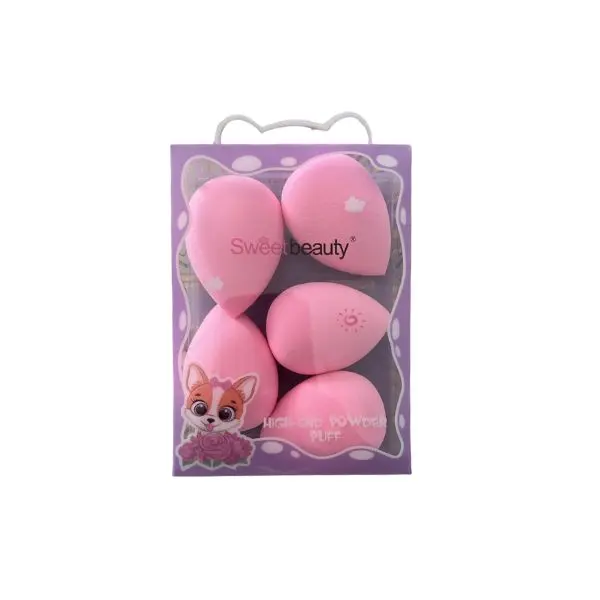 Ensemble de houppettes à poudre - Sweetbeauty - Rose