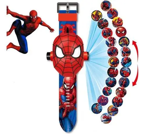 Montre - Spider-man - Projection 24 Images - Rouge