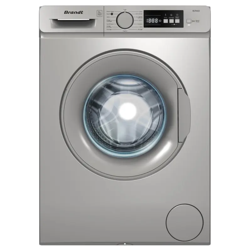 MACHINE À LAVER AUTOMATIQUE 7KG BRANDT BLF742S -1400 T - SILVER