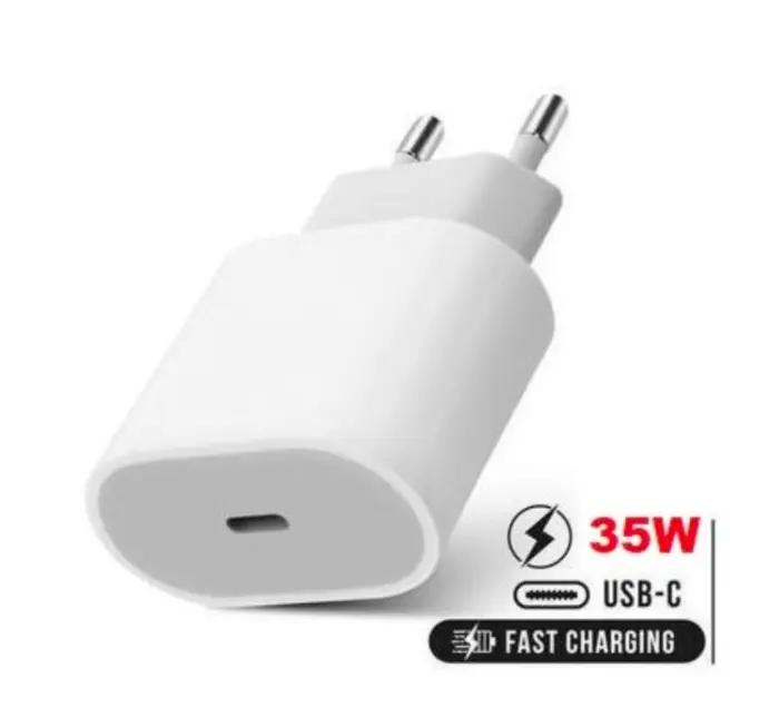 Tête Charge Super Rapide Type C 35W pour iPhone Blanc