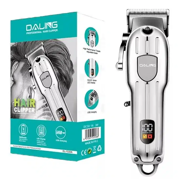 Daling Tondeuse à cheveux sans fil LCD – Haute Performance-L-1538A Affichage numérique