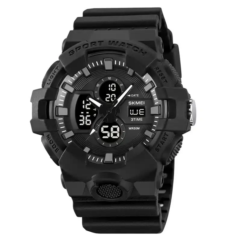 Montres électroniques numériques - Grand double affichage