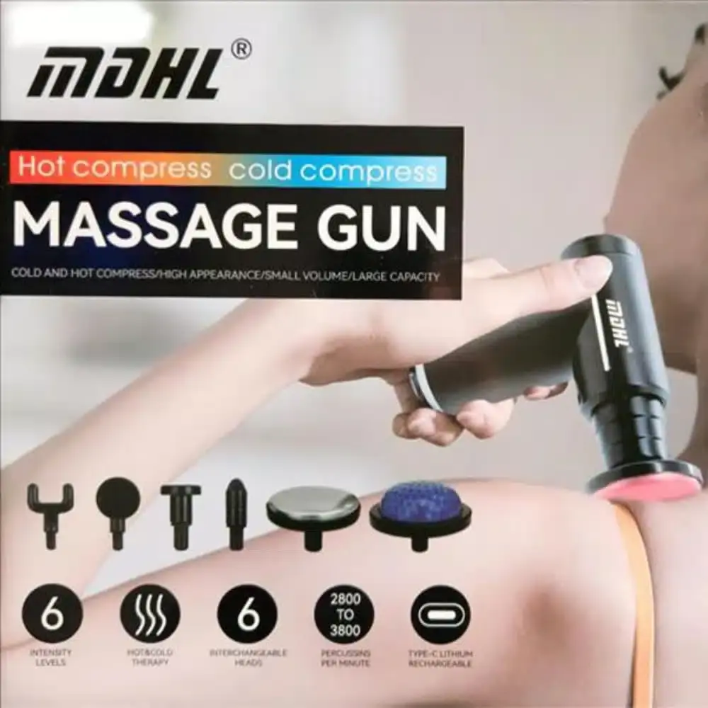 Pistolet de massage à percussion pour tissus profonds - Froid -Chaud