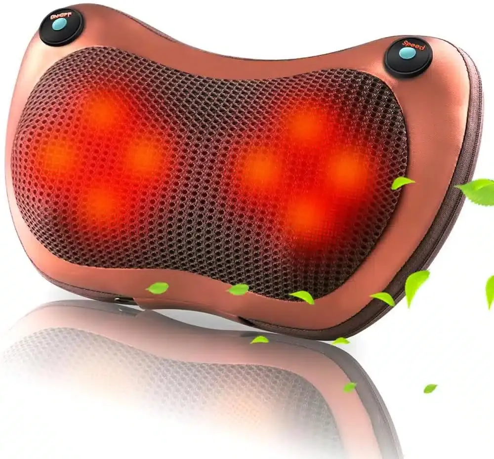 Coussin Massage Shiatsu Portatif, Masseur Dos,pour Cou, Pieds, Cervical