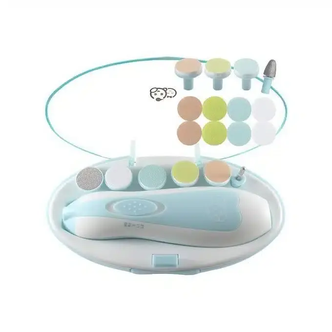 Kit Coupe-ongles Électrique pour Bébés et Enfants à Faible Bruit – Bleu
