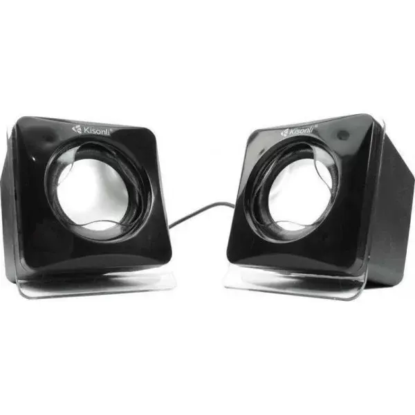 Haut Parleur - V410 - 3W 2 - USB - Noir - Kisonli