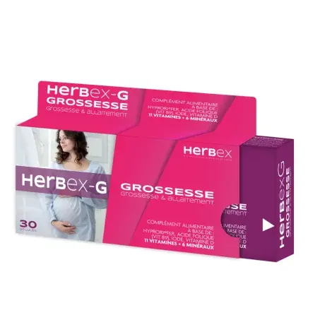 Herbex-G - Grossesse - 30 Gélules
