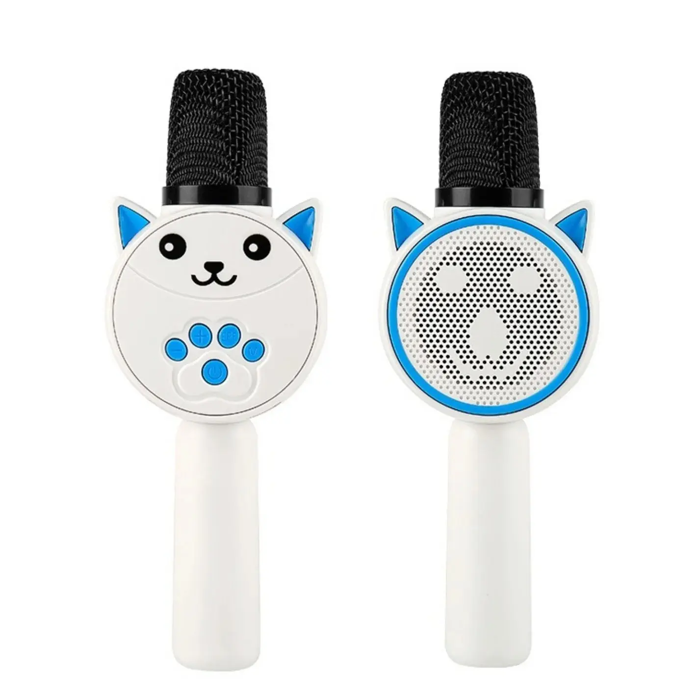 Microphone Bluetooth Karaoké Bleu