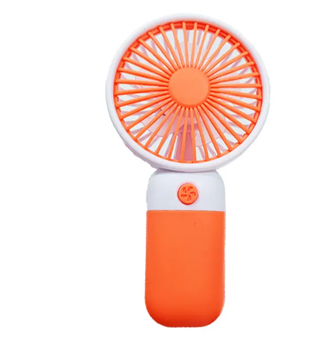 Mini Ventilateur portable sans fil rechargeable Orange