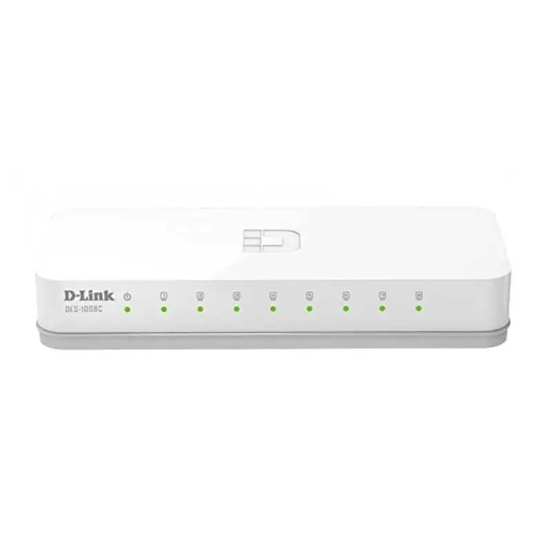 Switch - 8 Ports - Fast Ethernet 10/100MBPS - Blanc