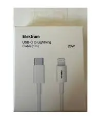 Câble Charge Elektrum Type C To Lightning 20W