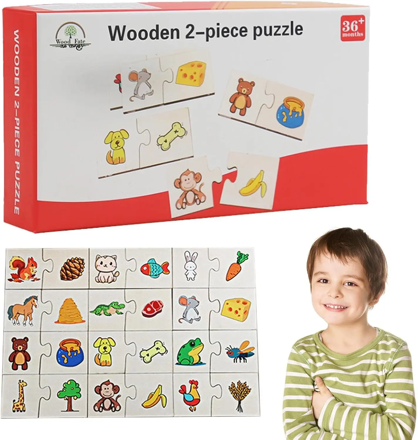 Puzzle d'association d'animaux