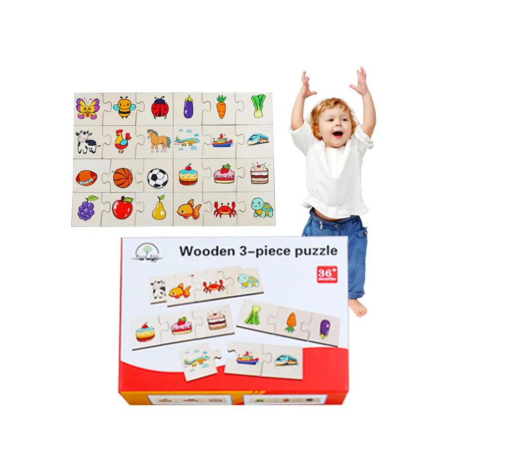Puzzle éducatif associatif pour enfants