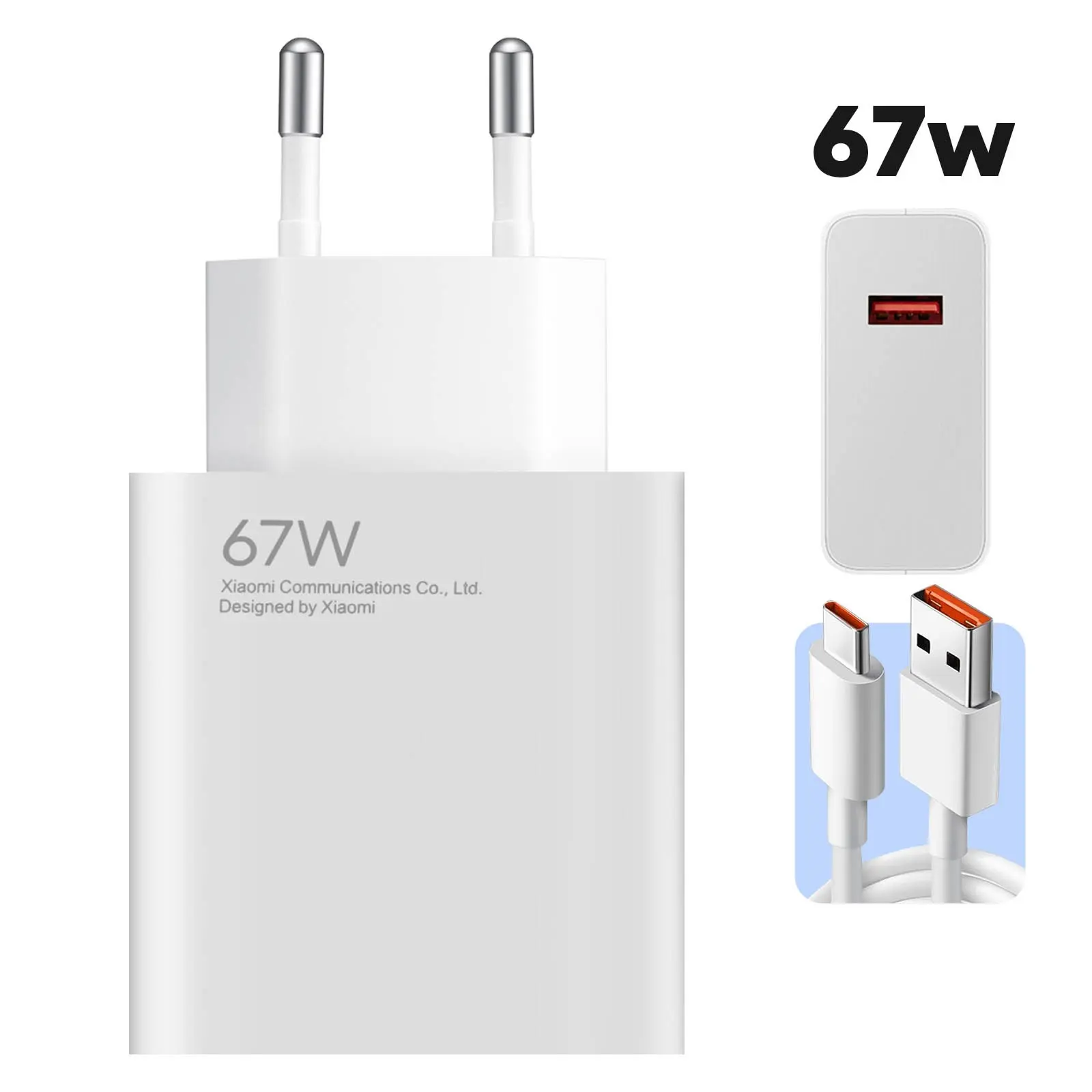Chargeur Super Rapide 67W Turbo Charge Type C