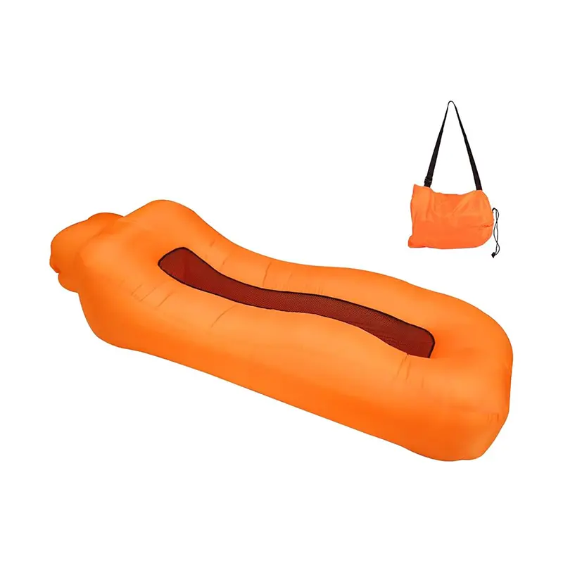 Canapé Gonflable - Imperméable - Pour Camping, Randonnée, Plage et Piscine-Bleu ciel